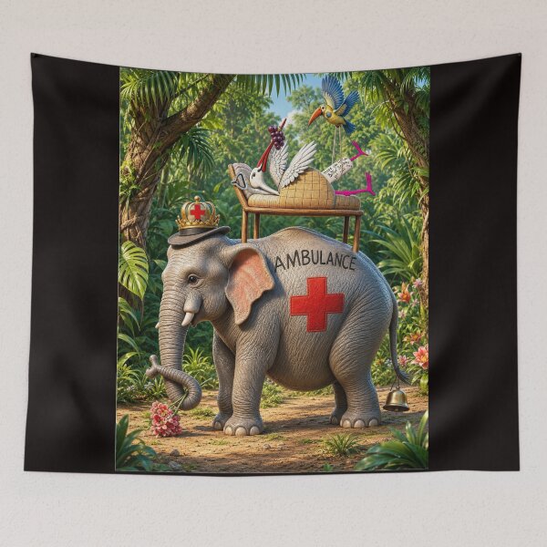 Item preview, Jungle Ambulance designed and sold by Jonsmartdesigns.