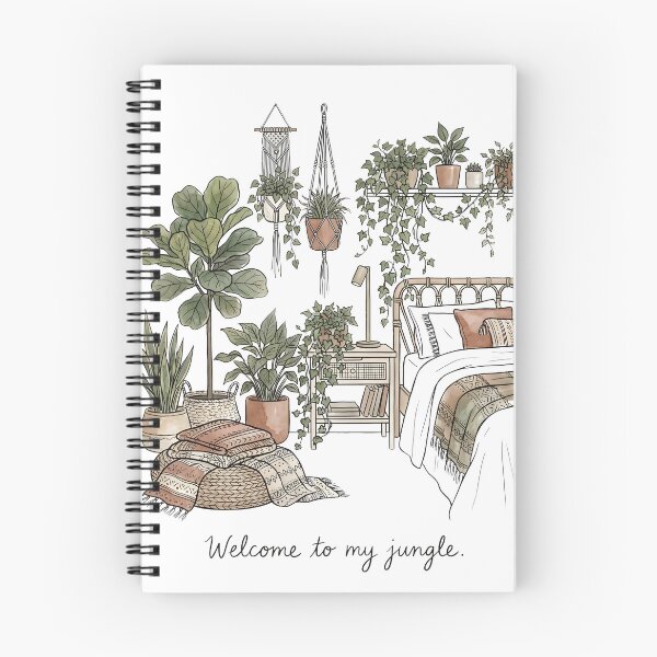 Item preview, Welcome To My Jungle Boho Room Aesthetic Indoor Houseplants designed and sold by WorldShop17.