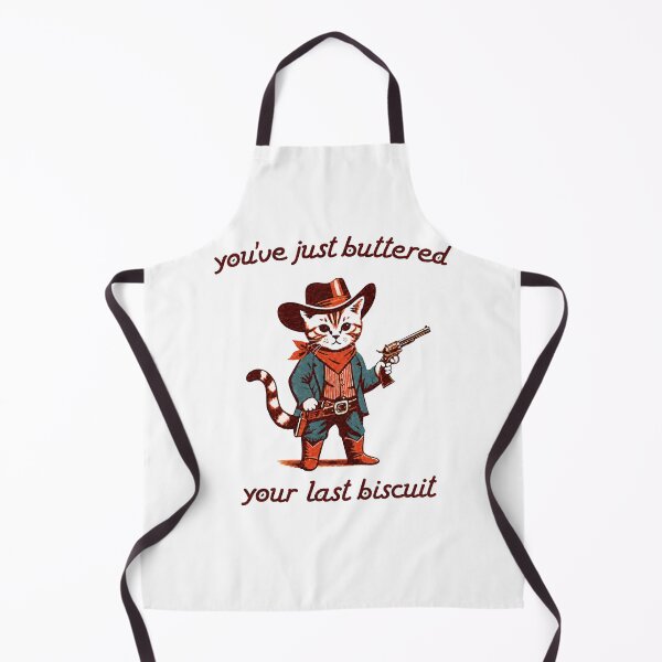 Item preview, You’ve Just Buttered Your Last Biscuit – Funny Cowboy Cat designed and sold by IronLazarus.