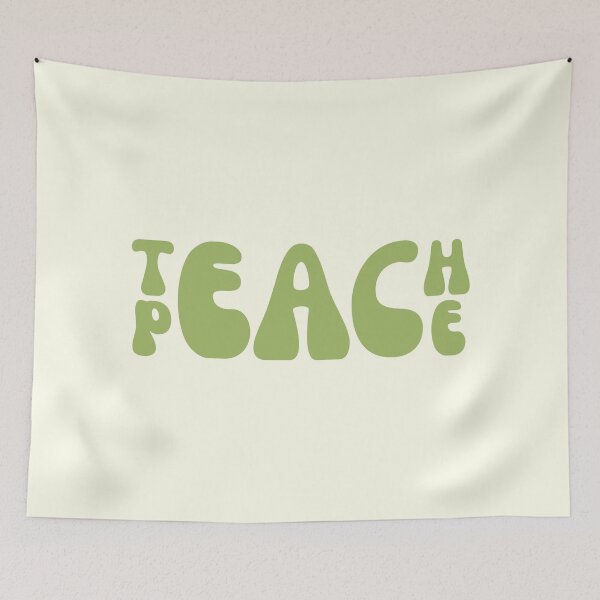 Item preview, Enseñar caligrafía de paz designed and sold by SWETA HALDER.