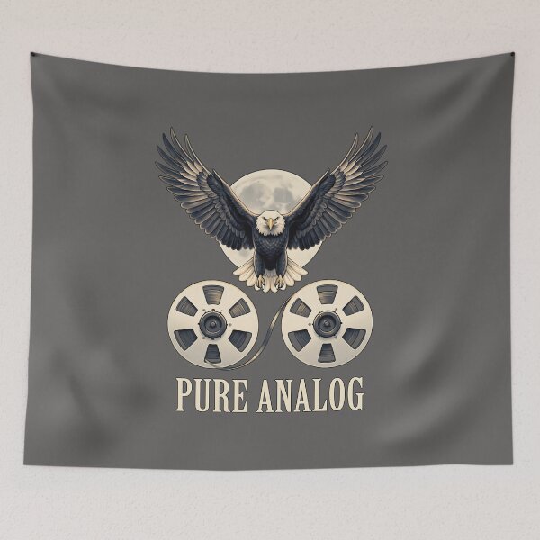 Item preview, Pure Analog - Vintage Audiophile Sound Engineer Aesthetic designed and sold by SplashTastic.