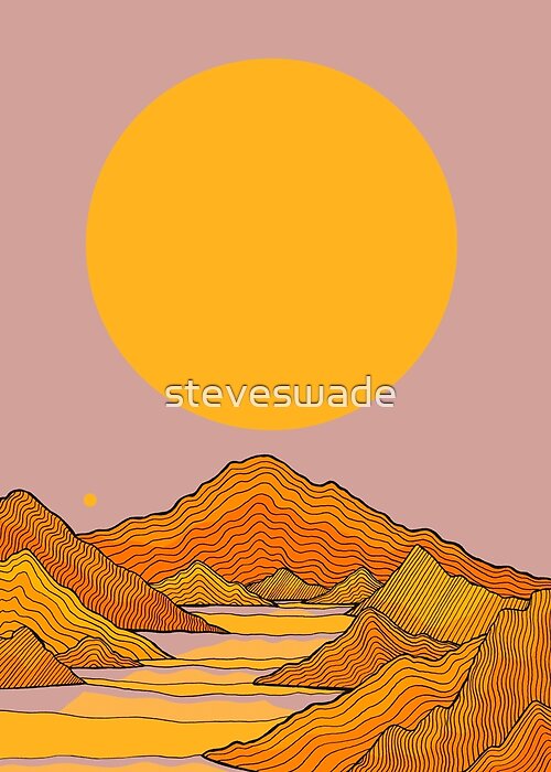 Item preview, The late summer sun designed and sold by Swadeillustrations.