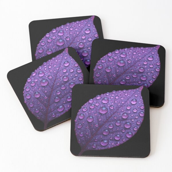 Item preview, Autumn Radiance – Purple Leaf with Drops of Light designed and sold by Catfcreations.