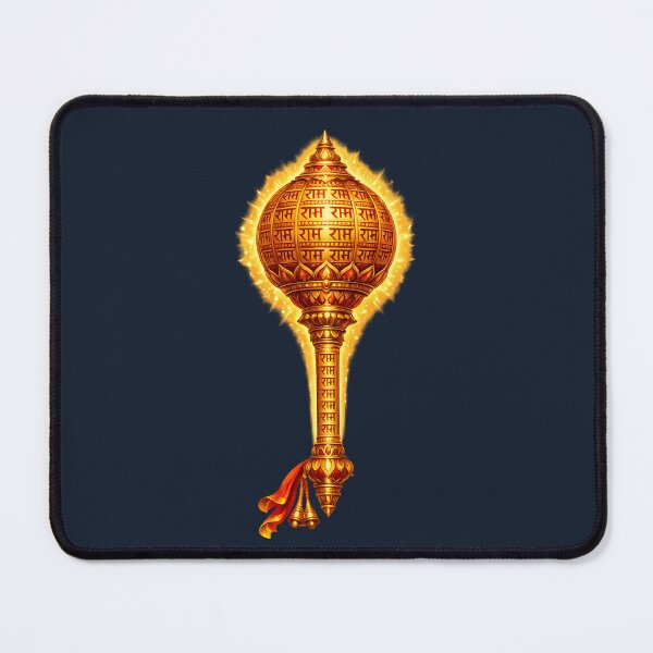 Item preview, Hanuman Gada Ram Name Sacred Art designed and sold by hutofdesigns.