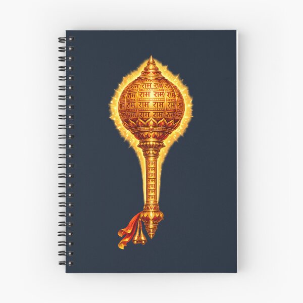 Item preview, Hanuman Gada Ram Name Sacred Art designed and sold by hutofdesigns.