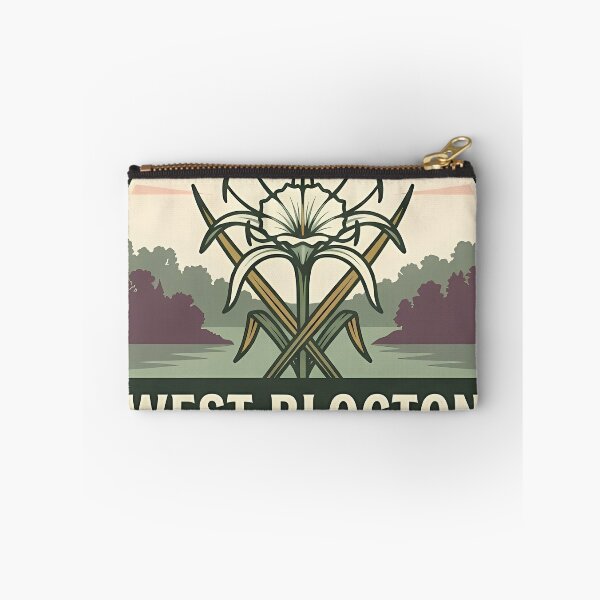Item preview, West Blocton Cahaba Lily Festival Vintage Badge Sticker designed and sold by DetourDgn.