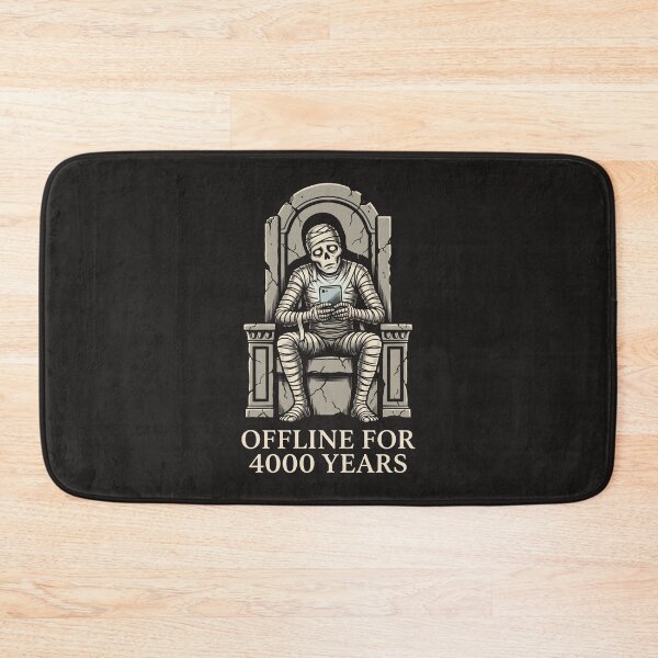 Item preview, Offline For 4000 Years - Developer IT Humor Tech Burnout designed and sold by SplashTastic.