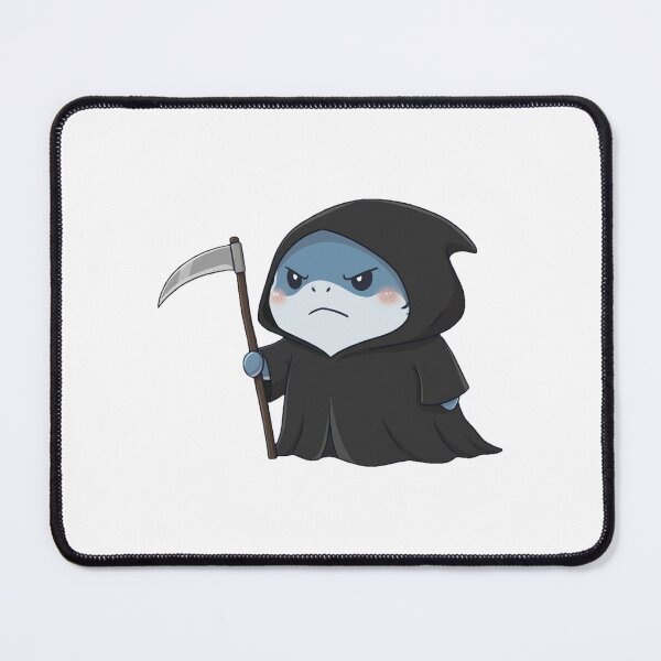 Item preview, Cute Grim Reaper Shark Halloween – Kawaii Death Shark designed and sold by Nature's Chibis.
