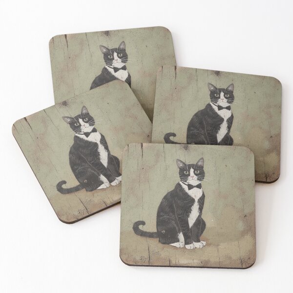 Item preview, Runs This Entire Household (Prim Tuxedo Cat) designed and sold by PictorialWhimsy.