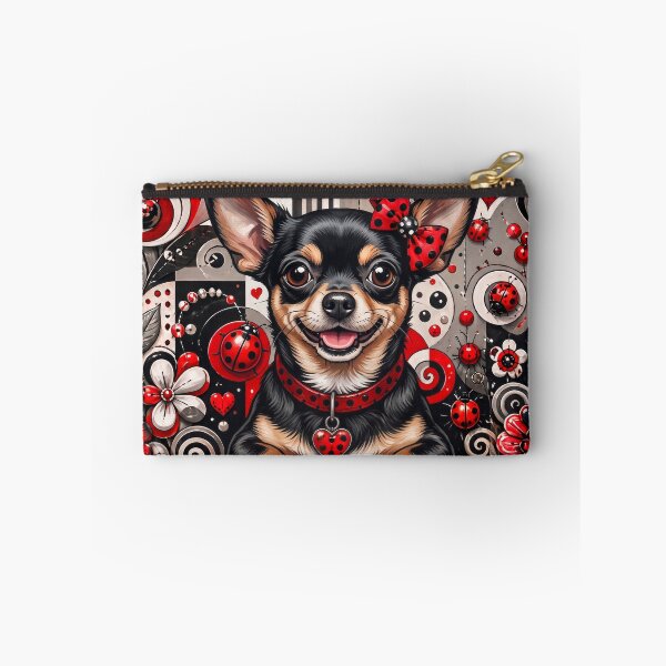 Item preview, Whimsical Chihuahua with Ladybugs designed and sold by Wags & Tails.