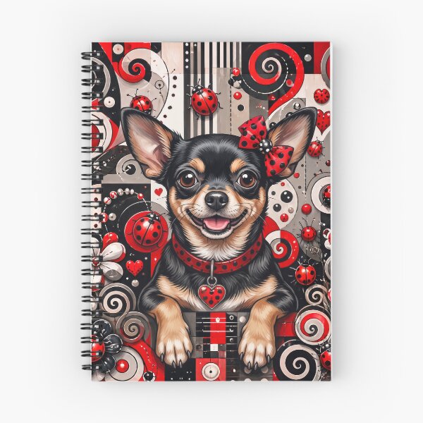 Item preview, Whimsical Chihuahua with Ladybugs designed and sold by Wags & Tails.