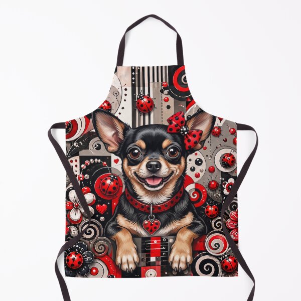 Item preview, Whimsical Chihuahua with Ladybugs designed and sold by Wags & Tails.