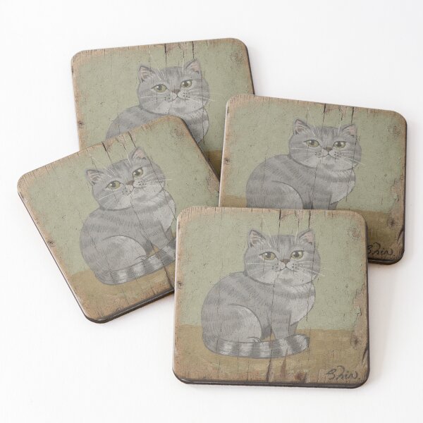 Item preview, Doing Nothing, Beautifully (Grey Shorthair Loaf) designed and sold by PictorialWhimsy.
