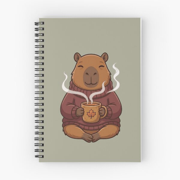 Item preview, Autumn Capybara with Tea designed and sold by Ivy-Triggs.
