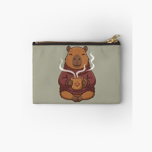 Item preview, Autumn Capybara with Tea designed and sold by Ivy-Triggs.