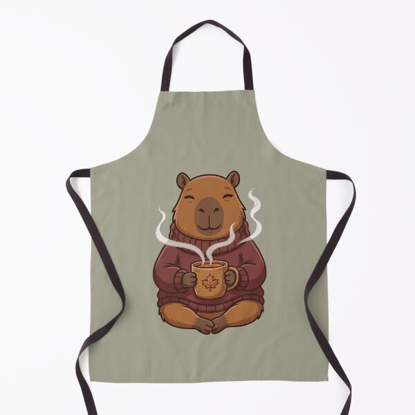 Item preview, Autumn Capybara with Tea designed and sold by Ivy-Triggs.