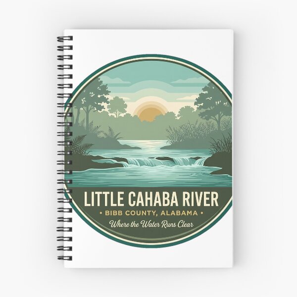 Item preview, Little Cahaba River Rapids Vintage Badge Sticker Alabama designed and sold by DetourDgn.