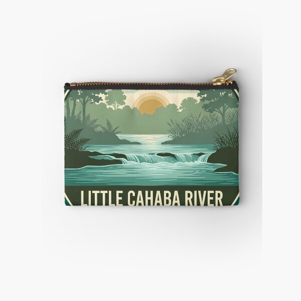 Item preview, Little Cahaba River Rapids Vintage Badge Sticker Alabama designed and sold by DetourDgn.