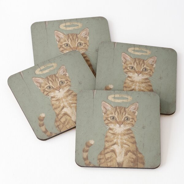 Item preview, Did Not Break The Vase (Innocent Ginger Kitten) designed and sold by PictorialWhimsy.