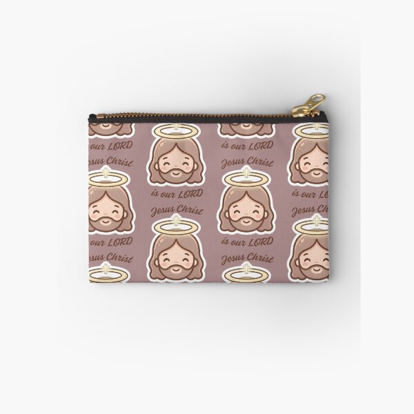 Item preview, Jesus Christ Is Our LORD Cute Halo Chibi Icon designed and sold by Artemis & Woven Collective.