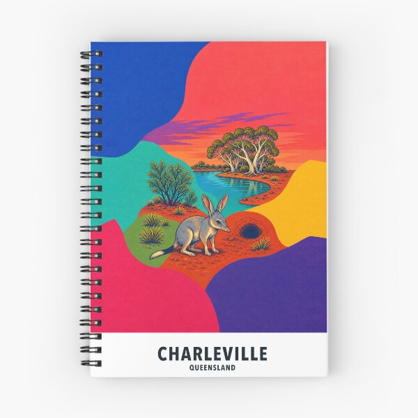 Item preview, Charleville Greater Bilby and Warrego River designed and sold by Print My Town.