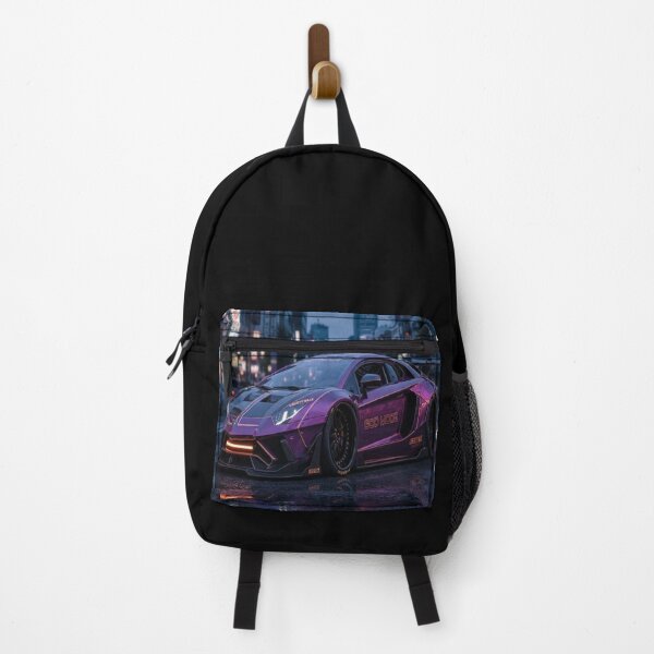 Item preview, Cyberpunk Pink Aventador - Neo Tokyo Night Rider designed and sold by JMAVILA ART.