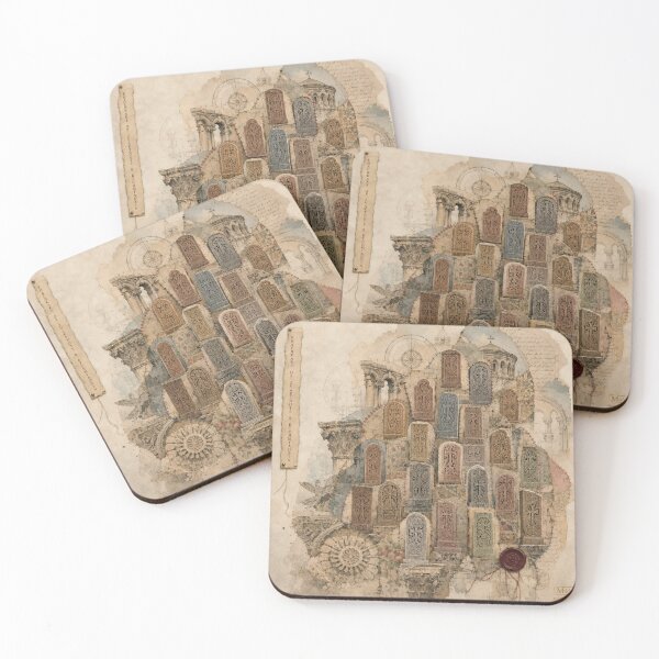 Item preview, Zvartnots and Etchmiadzin Khachkar Collage designed and sold by Qenlo.