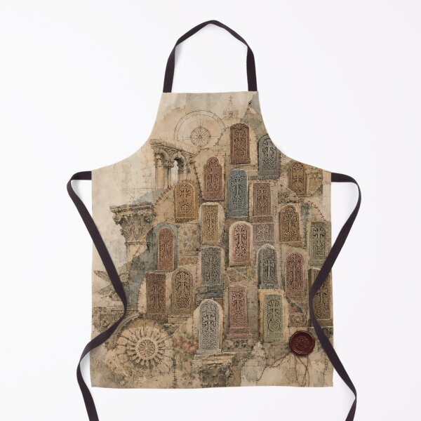 Item preview, Zvartnots and Etchmiadzin Khachkar Collage designed and sold by Qenlo.