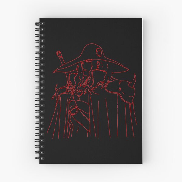 Item preview, Vampire Hunter D - line drawing - red print designed and sold by R-A Designs.
