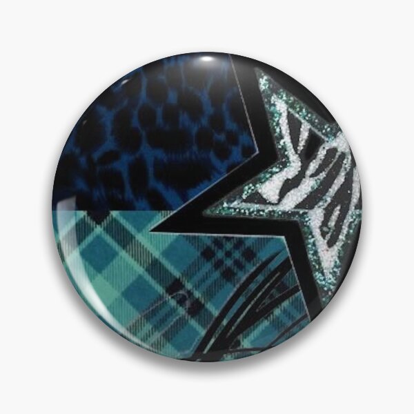 Item preview, Teal McBling Stars & Plaid Collage | Cyber Frutiger & Scene Kid Aesthetic designed and sold by BrontesWhimsyStore.