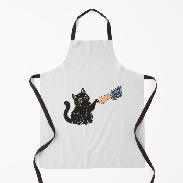 Item preview, Black Cat Fist Bump Cute Black Cat Giving Paw Fist Bump designed and sold by Yellowriversss.