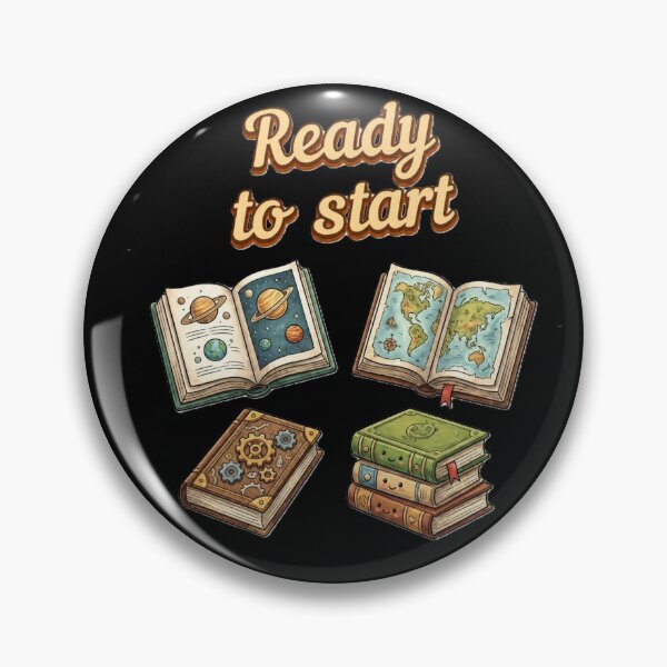 Item preview, Ready to Start – Cute Book & 7 Pencils Cottagecore Design designed and sold by Cartoon art with a purpose ❤️ Supporting Althea’s friends .
