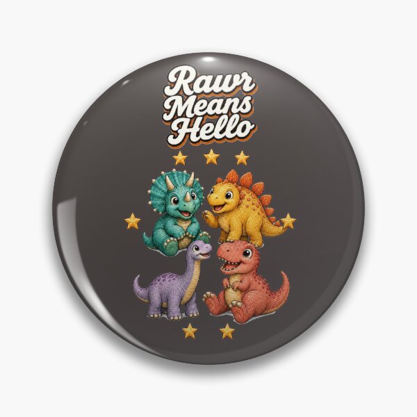 Item preview, Rawr Means Hello – Cute Dino & 7 Stars Cottagecore Design designed and sold by Cartoon art with a purpose ❤️ Supporting Althea’s friends .