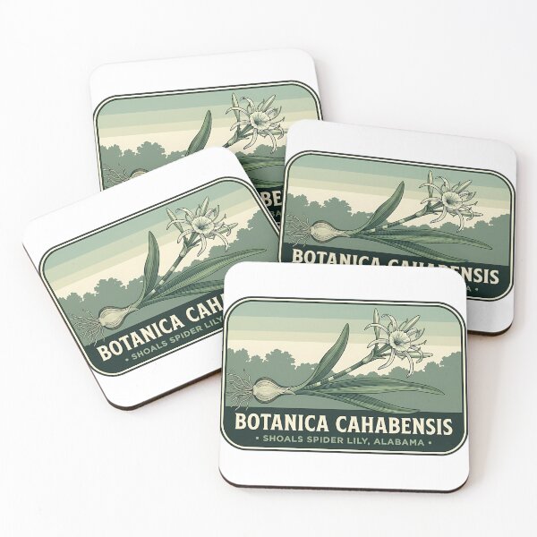 Item preview, Cahaba Lily Botanica Cross-Section Vintage Badge Sticker designed and sold by DetourDgn.