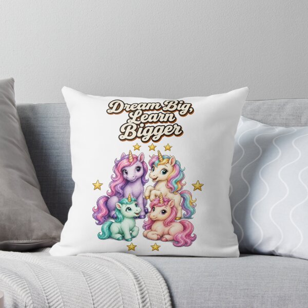 Item preview, Dream Big, Learn Bigger – Cute Unicorn & 7 Stars Cottagecore Design designed and sold by Cartoon art with a purpose ❤️ Supporting Althea’s friends .