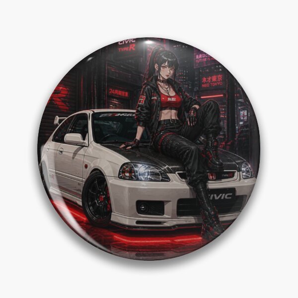 Item preview,  Cyberpunk Type R EK9 Anime Streetwear designed and sold by JMAVILA ART.