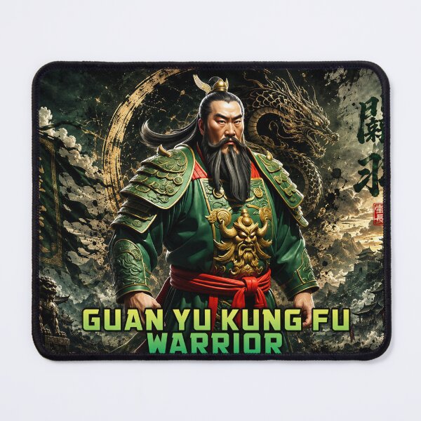 Item preview, Guan Yu Kung Fu Warrior Chinese God of War designed and sold by Fei Long Design Hub.