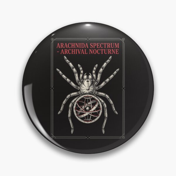 Item preview, Archival Nocturne - Dark Academia Entomology Art Spider Graphic designed and sold by SplashTastic.