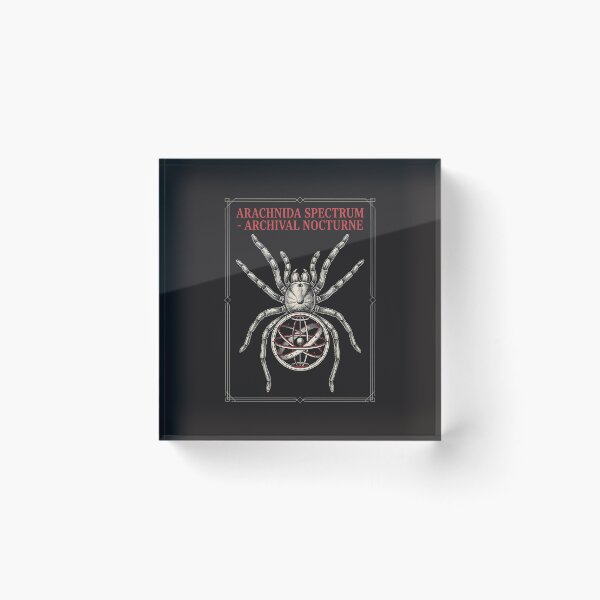 Item preview, Archival Nocturne - Dark Academia Entomology Art Spider Graphic designed and sold by SplashTastic.