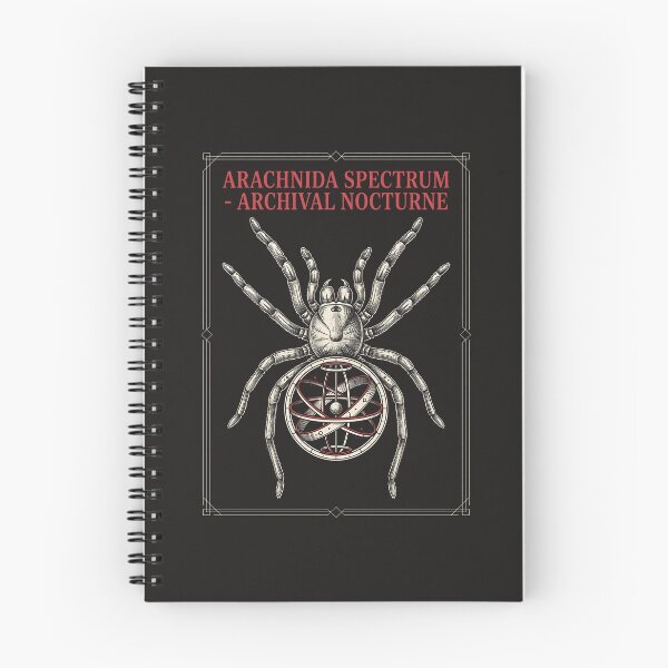 Item preview, Archival Nocturne - Dark Academia Entomology Art Spider Graphic designed and sold by SplashTastic.