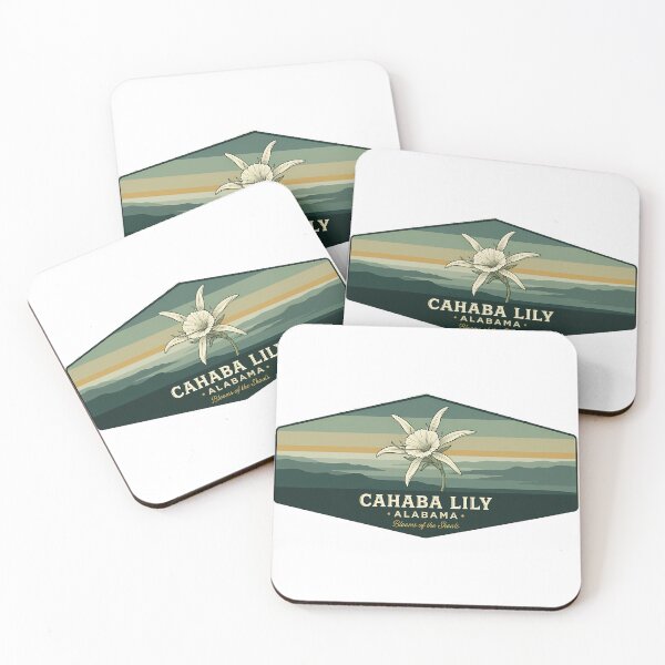 Item preview, Cahaba Lily Botanical Badge Sticker Alabama Wildflower designed and sold by DetourDgn.