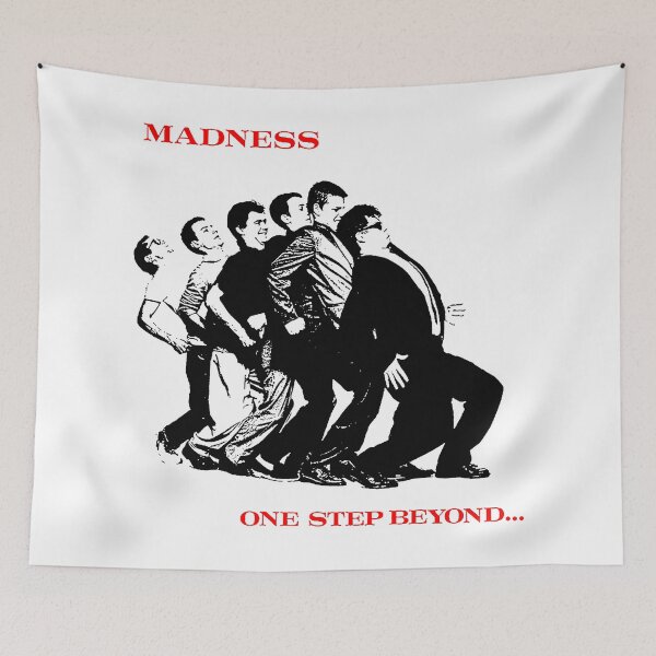 Item preview, Red Typography Black Silhouette Band Member Rocksteady designed and sold by billiasbros.