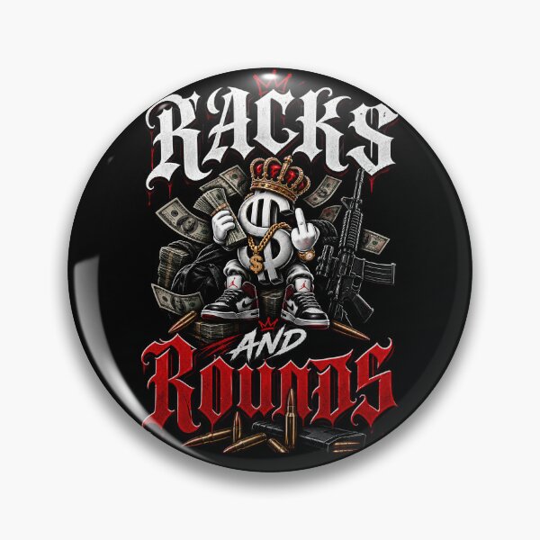 Item preview, Racks And Rounds Money Crown Dollar Sign Streetwear designed and sold by VNDL Gear.