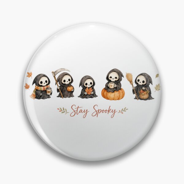 Item preview, Kawaii Grim Reapers. Stay Spooky designed and sold by Birdie and Flynn.