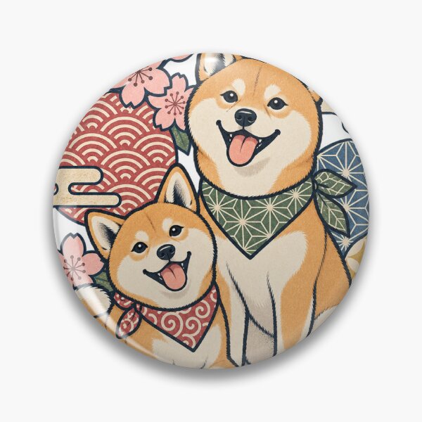 Artikelvorschau, Vintage japanische Shiba Inu – Retro Wagara Hunde entworfen und verkauft von アミヤジャ.