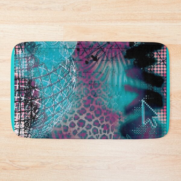 Item preview, Pink and Teal McBling Collage | Frutiger Metro Scene Kid & Party Girl Aesthetic designed and sold by BrontesWhimsyStore.