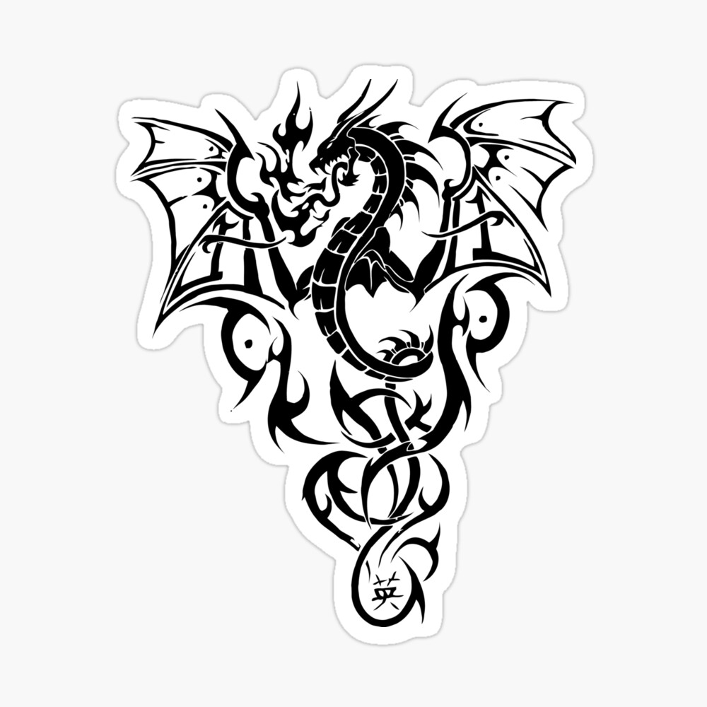 Tribal Dragon Tattoo Designs Vector Pack Free Vector cdr Download - 3axis.co