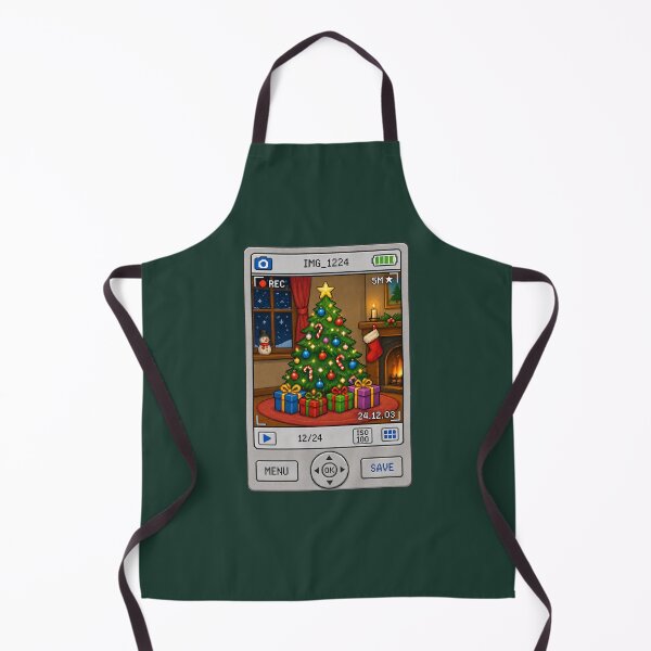 Item preview, Y2K Christmas Digital Camera Pixel Art designed and sold by Planthem.