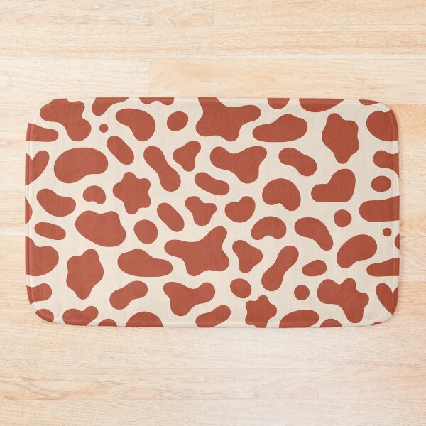 Item preview, Rust Orange Cow Print Pattern designed and sold by teeperfect.