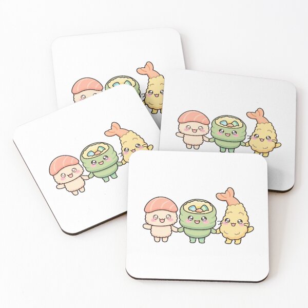 Item preview, Chibi Sushi Family Gang — Nigiri, Maki, Tempura designed and sold by Trendnextstore.